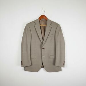 Vintage Lauren Ralph Lauren Wool Silk Blazer Coat Mens 42S Tan